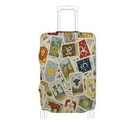 SyXIOP Tarot Cards - Funda elástica retro para maletas, protector de maleta, para equipaje de 18 a 32 pulgadas, Cartas de tarot retro, M 22-24 in, Clásico