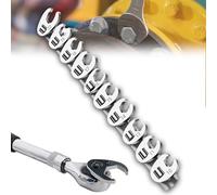 SYXLS 11 Juego de Llaves métricas para tuercas, Métricas 10-22mm, Reparación de Automóviles, Reparación de Máquinas, Artefacto de Reparación de Tiendas 4s, Conjunto de Herramientas de Llaves