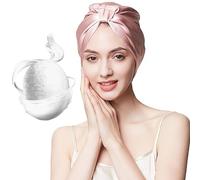 SYXLS Sombrero Natural de Sueño de Seda, 100% Seda Morera para el Cuidado del Cabello de Las Mujeres, Envoltura de Pelo de Seda Natural para DormirGorro de Seda para el Cuidado del Cabello