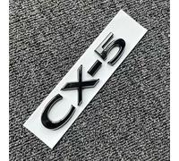 SYXWJL Coche Emblema para Mazda CX-5 2017-2023, Pegatina Logo de Coche Insignia de ABS 3D Emblema de Carrocería Coche Decoración Accessories,A-Black