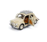 SYYANFEI 1:18 para Renault 4CV Beige Coches De Juguete Modelo Entusiastas Regalo