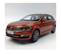 SYYANFEI 1:18 Volkswagen Santana Horna SUV Naranja Aleación Modelo Coche Coleccionable Vehículo Conmemorativo Exhibición Regalos