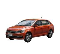 SYYANFEI Coche Juguete Metal 1:18 para Volkswagen Gran Santana Un Regalo para Un Amigo(Naranja)