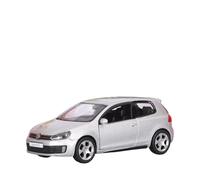 SYYANFEI Fundido a Troquel 1:36 para Volkswagen Golf 6 GTI Coche Juguete Aleación Fundido A Presión SUV Puertas Traseras Que Se Pueden Abrir Maqueta de Coche de Juguete(Gray)