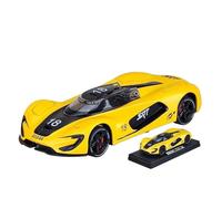 SYYANFEI Fundido a Troquel Modelo Superdeportivo Aleación Tomahawk SRT A Escala 1/32 Juguete Vehículo Pasatiempo Coleccionismo Regalos Maqueta de Coche de Juguete(Yellow)