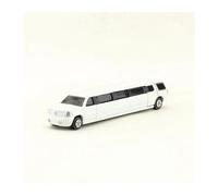SYYANFEI Fundido a Troquel para Modelo De Vehículo De Juguete De Metal Limusina Lincoln Stretch Colección De Regalo Puertas Que Se Pueden Abrir Maqueta de Coche de Juguete(White)