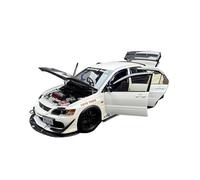 SYYANFEI Juguetes Vehículos En Miniatura 1:18 para Coche Modelo Exhibición Escritorio Mitsubishi EVO IX