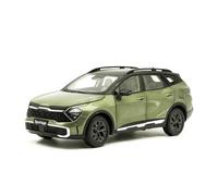 SYYANFEI Maqueta Coche Juguete 1:18 para Spirtage Modelo Coche Fundición Presión Recuerdo para Adultos Juguete Exhibición Estática Blanco(Verde)