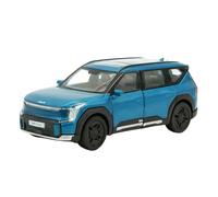 SYYANFEI Maqueta Coche Juguete 1:38 para KIA EV9 Vehículos Todoterreno Modelo Escala Aleación Fundida Presión Juguete Regalo Navidad Regalos para Las Fiestas(Azul)