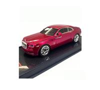 SYYANFEI Maqueta Coche Juguete Modelo De Resina Coleccionable Rolls-Royce Phantom Escala 1:18 Adorno De Escritorio Regalo para Audiófilos Fundido Troquel(Rose Red)