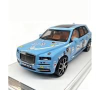 SYYANFEI Maqueta Coche Juguete Rolls-Royce Cullinan BB Edition Coche Fundición Coleccionable Escala 1:18 Regalo Navideño para Audiófilos Fundido Troquel(Azul)