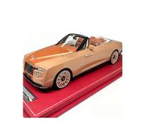 SYYANFEI Maqueta Coche Juguete Rolls Royce Floating Shadow Vehículo Fundición Presión Coleccionable Escala 1:18 Regalo Navideño para Audiófilos Fundido Troquel(Naranja)