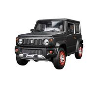 SYYANFEI Maqueta de Coche de Juguete 1:18 para Suzuki Jimny Producto Terminado Simulación Negra Gran Tamaño Lleno Juego Aventura Modelo Vehículo Todoterreno Aleación Fundido a Troquel(Negro)
