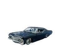 SYYANFEI Maqueta de Coche de Juguete 1:24 A Escala Chevrolet Impala SS 1967 Aleación Metal Fundido A Presión Vintage Coche ModeStatic Colección Juguetes De Exhibición Fundido a Troquel(Negro)