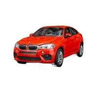 SYYANFEI Maqueta de Coche de Juguete 1:24 BMW X6M Blanco Negro Vehículo Todoterreno Hobby Juego Estático Acabado Aleación Modelo Coche Colección Adornos Fundido a Troquel(Rojo)