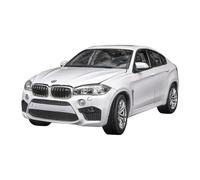 SYYANFEI Maqueta de Coche de Juguete 1:24 BMW X6M Blanco Negro Vehículo Todoterreno Hobby Juego Estático Acabado Aleación Modelo Coche Colección Adornos Fundido a Troquel(White)