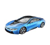 SYYANFEI Maqueta de Coche de Juguete 1:24 para BMW I8 Blanco Negro Rojo Azul Edición Deluxe Juego De Pasatiempo Modelo De Aleación Coche Adornos Escritorio Fundido a Troquel(Azul)