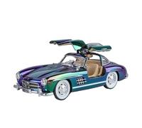 SYYANFEI Maqueta de Coche de Juguete 1:24 para Mercedes-Benz 300SL - Coche Juguete Aleación Metal Fundido A Presión Colección Vehículos Adornos Regalo para Amigos Fundido a Troquel(Purple)