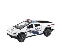 SYYANFEI Maqueta de Coche de Juguete 1:32 para Camioneta Policial Modelo Aleación En Miniatura Simulación De Coche Luz Tirar hacia Atrás Juguete Regalos Fundido a Troquel(White)