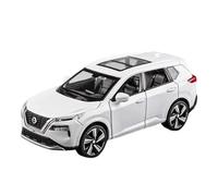 SYYANFEI Maqueta de Coche de Juguete 1:32 para Nissan X-Trail SUV Aleación Modelo Coche En Miniatura Sonido Y Luz Regalos para Niños Juguete Adolescentes Y Adultos Fundido a Troquel(White)