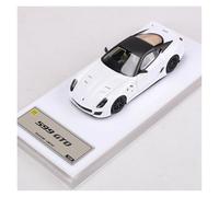 SYYANFEI Maqueta de Coche de Juguete 1:64 para Edición De Coleccionista 599gto Modelo De Coche Deportivo De Resina con Adorno De Metal Base Juguete De Hobby Regalo Fundido a Troquel(White)