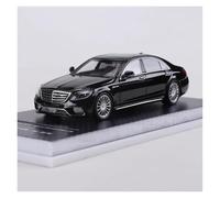 SYYANFEI Maqueta de Coche de Juguete 1:64 para La Edición Deluxe S65 W222 Colección De Juguetes De Coches De Metal En Miniatura De Aleación Negra Fundido a Troquel