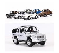 SYYANFEI Maqueta de Coche de Juguete 1:64 para Todoterreno Convertible G500 Cabrio W463 Un Modelo Aleación Coche con Adornos Metal Colección Juguetes De Hobby Fundido a Troquel(Curry)