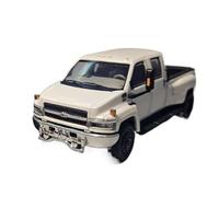 SYYANFEI Maqueta de Coche de Juguete Camioneta Todoterreno De Aleación Chevrolet 1:64 Juguete De Metal Adorno Estático Colección De Juguetes Regalo Fundido a Troquel(White)