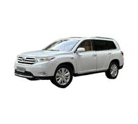SYYANFEI Miniatur Motorfahrzeug-Modelle Réplica del Modelo Toyota Highlander 2012 A Escala 1:18 Colecciona Envía A Un Amigo Regalo Adorno Regalo De Cumpleaños Spielzeugauto(White)