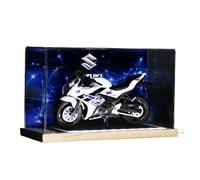 SYYANFEI Motos Miniatura Juguete 1:12 para Suzuki GSX 250R Modelo Motocicleta Regalo Ideal para Adultos Colección Cumpleaños para Hombres Serie Joven Ltd Edition ColecciónDecoración(White)
