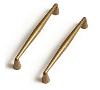 SYZOW 6 Piezas Manija de Gabinete de vintage bronce, Tiradores Cocina 128mm, tiradores de cocina bronce- Manillas Asas para Tiradores Muebles