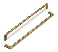 SYZOW Paquete de 6 manijas modernas de bronce antiguo para muebles, centro de agujero de 192 mm, manijas de gabinete de cocina de bronce antiguo dorado