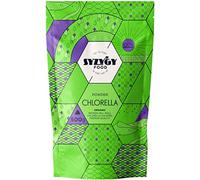 SYZYGY FOOD - Chlorella en Polvo Ecológica Certificada - 500g - Máxima Pureza 100% BIO Chlorella Pared Celular Rota - Proteína Vegana - Detox, Vegano, Saciante - B12, Vitaminas, Minerales