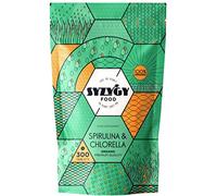 SYZYGY FOOD - Chlorella y Espirulina Ecológica Certificada - 300 comprimidos de 500mg - DETOX, Vegano, Proteína Vegetal,Saciante - Vitaminas, Minerales, Hierro - Certificación BIO
