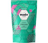 SYZYGY FOOD - Espirulina en Polvo Ecológica Certificada - 500g - Máxima Pureza 100% BIO Spirulina - DETOX, Proteína Vegana, Saciante - Control del Apetito, Hierro, Minerales, Vegano