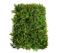 SZ Plancha Alfombra de Césped Artificial 60 * 40cm Jardín Vertical Decoración Interior Pared Hierba (Tropical 792)