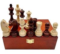 SZACHY-SZAFRANIEC - Juego de ajedrez - Torneo Staunton 7 - Baúl plegable |22 x 15 x 7 cm | de madera y 32 piezas de ajedrez Staunton 7 - Juego de ajedrez