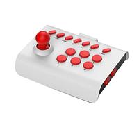 Szaerfa Arcade Fight Stick Juego Joystick Controlador para Nintendo Switch para PS4 PS3 Xbox - Ultimate Pandora Box PC Android iOS Mobile Phone (Blanco Rojo)