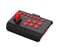Szaerfa Arcade Fight Stick Juego Joystick Controlador para Nintendo Switch para PS4 PS3 Xbox - Ultimate Pandora Box PC Android iOS Mobile Phone (Negro Rojo)