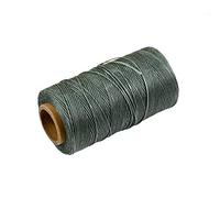 Szaerfa Costura de hilo encerado 260m de cuero 1MM para cincel Awl zapatos conjunto de equipaje (Gris)