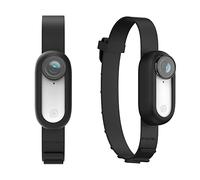 Szaerfa Funda de cámara para Insta360 GO 2,Accesorio de cámara de acción,Funda protectora de franja/muñequera de silicona/correa de bicicleta/collar de gato para Insta360 GO2