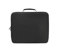 Szaerfa Funda de Transporte para Sony PS5 Slim Consola de Juegos Disco/Edición Digital/Controlador y Accesorios,Gran Capacidad EVA Hard Shell Bolsa Protectora de Almacenamiento de Viaje (Negro)