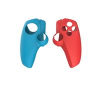 Szaerfa Funda Protectora de Silicona para Sony Playstation Portal,Consola de Mano Grip Cover Skin Protector,Kit de Accesorios de Juego para PS Portal,Funda para Mando de Juegos (Rojo y Azul)