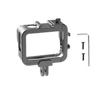 Szaerfa Marco Protector para Insta360 GO 3,Jaula de Aluminio con Montaje de Zapata para Insta360 GO3,Accesorios Protectores para Cámaras de Acción,Captura Horizontal y Vertical