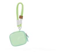 Szaerfa Mini Estuche de Transporte para OSMO Nano, Bolsa rígida para cámara de acción, Funda de PU para cámara de Mano, Organizador, Caja pequeña de Viaje, Bolsa Impermeable (Solo Estuche) (Verde)