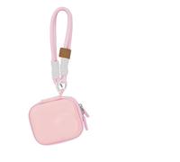Szaerfa Mini Estuche de Transporte para OSMO Nano, Bolsa rígida para cámara de acción, Funda de PU para cámara de Mano, Organizador, Caja pequeña de Viaje, Bolsa Impermeable (Solo Estuche) (Rosa)