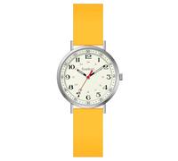 Szaikyri Reloj De Enfermería para Mujeres Profesionales Y Estudiantes con Disco De Tiempo Militares Luminoso Y Fácil De Leer Unisex Resistente Al Agua Deportivo (Yellow Silver)
