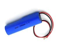 SZAJOR 2600mah, Batería Recargable de Iones de Litio 3,7 V 18650 con Cables PCB y Conector XH 2P 2,54