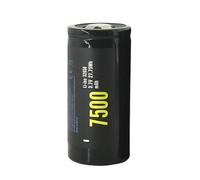 SZAJOR Batería de Litio de 3,7 V y 7500 mAh, batería de Iones de Litio 32650, batería Recargable de Gran Capacidad, Cabezal Plano con imán