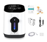 SZAJOR Concentrador de oxígeno portátil de 1-4L/min, Dispositivo de oxígeno para automóvil de Alta concentración al 90%, para concentrador de oxígeno para el hogar y los Viajes
